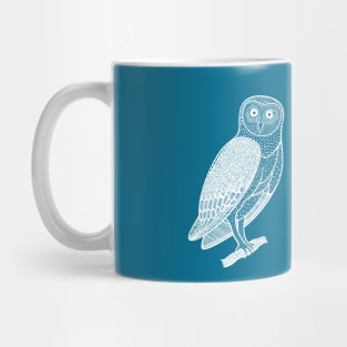 Barn Owls in Love - friendly and cute owl design Mug